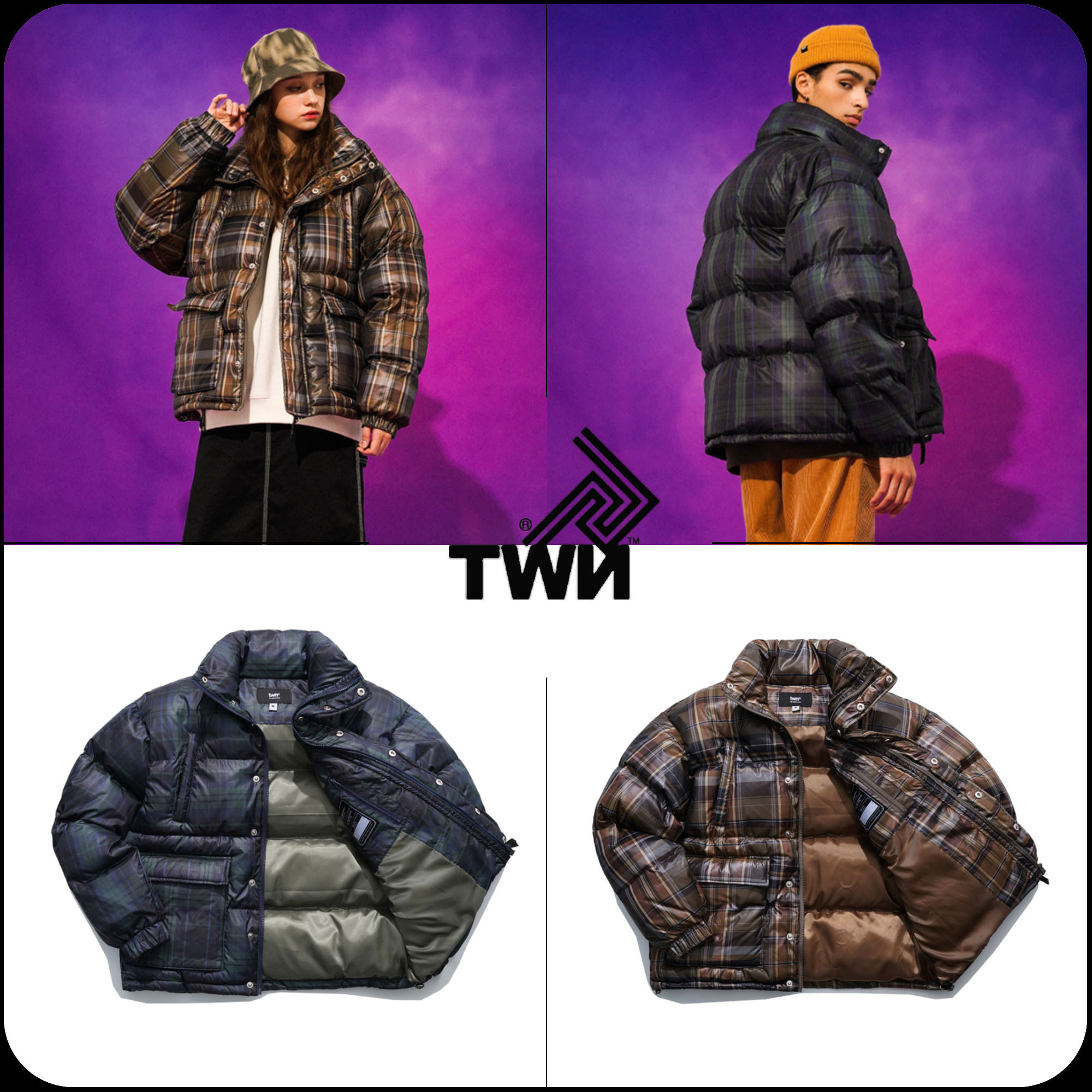 [TWN]★韓国大人気★BUMPER'S SHORT PADDED JACKET