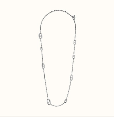 HERMES ネックレス・ペンダント 【HERMES】エルメス ☆ ファランドール80ロングネックレス(4)