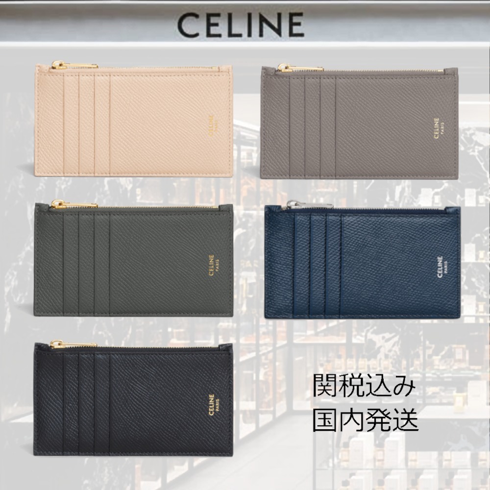すぐ届く☆CELINE☆コンパクト ジップドカードホルダー コイン - www ...