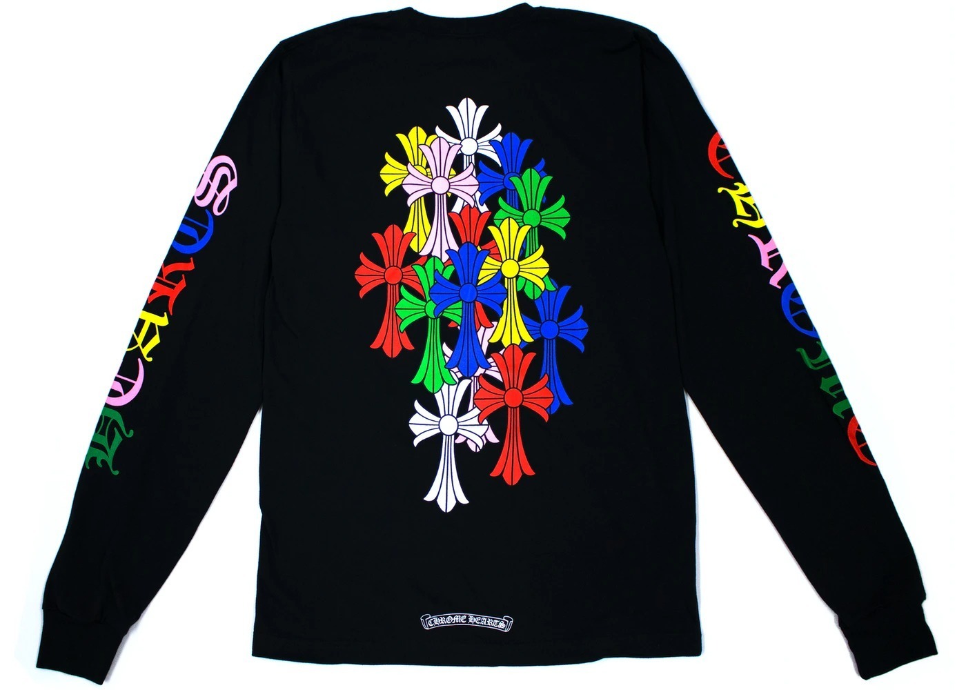 送料関税込み Chrome Hearts Multi Color Cross Cemetery L/S