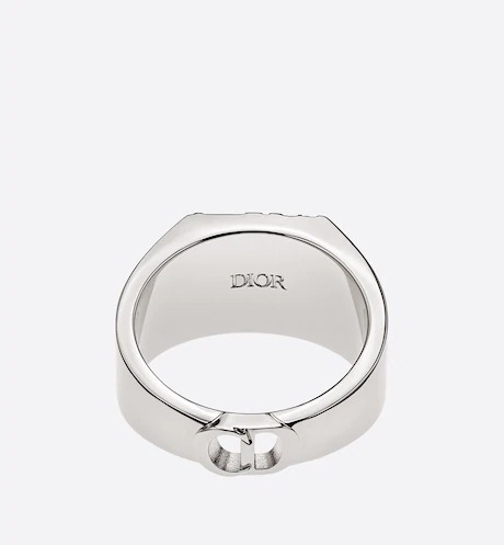 Christian Dior 2021-22FW Dior Oblique Signet Ring (R1006HOMST_D990)
