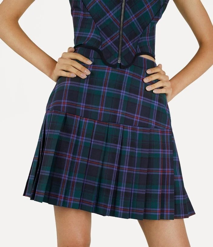 Vivienne Westwood スカート ◆Vivienne Westwood◆チェック柄 プリーツ スカート(6)