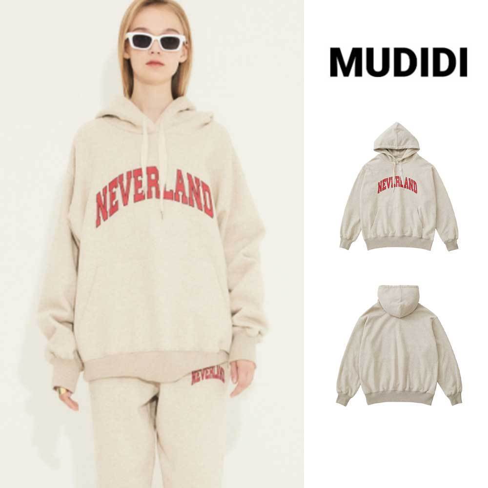 【MUDIDI】21FW★ Lettering hoddy 001
