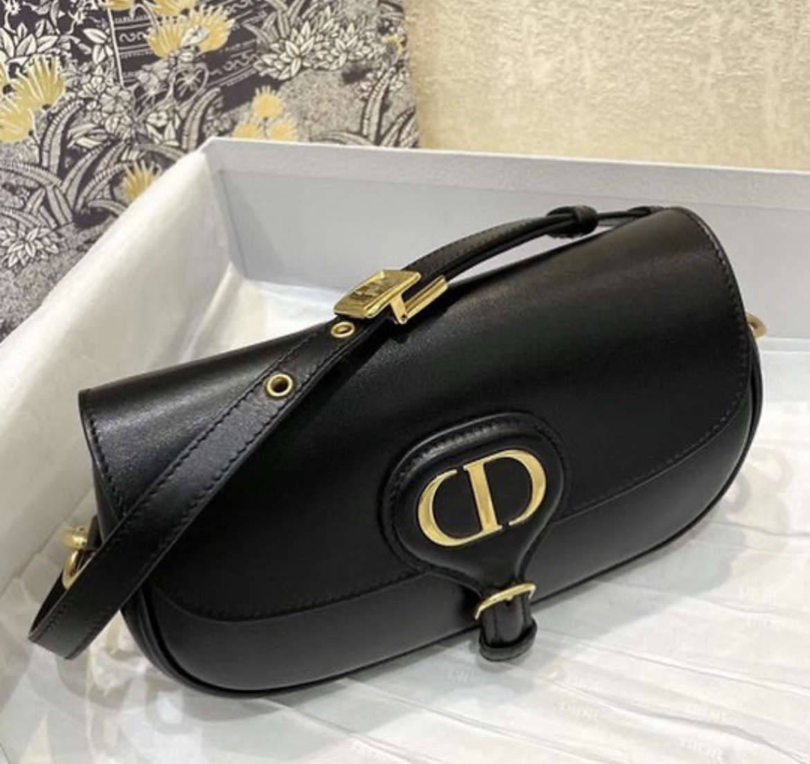 Christian Dior★DIOR BOBBY EAST-WEST カーフスキンバッグ
