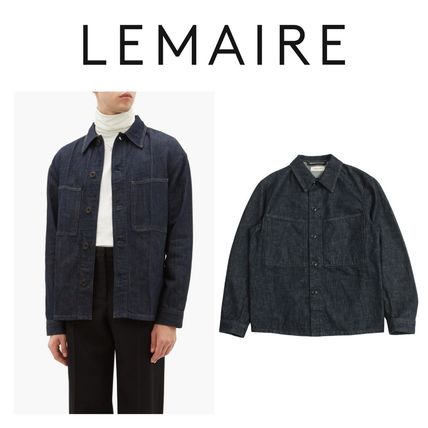 【Lemaire】Uniqlo Uデザイナー☆ワーカーデニムシャツ Indigo