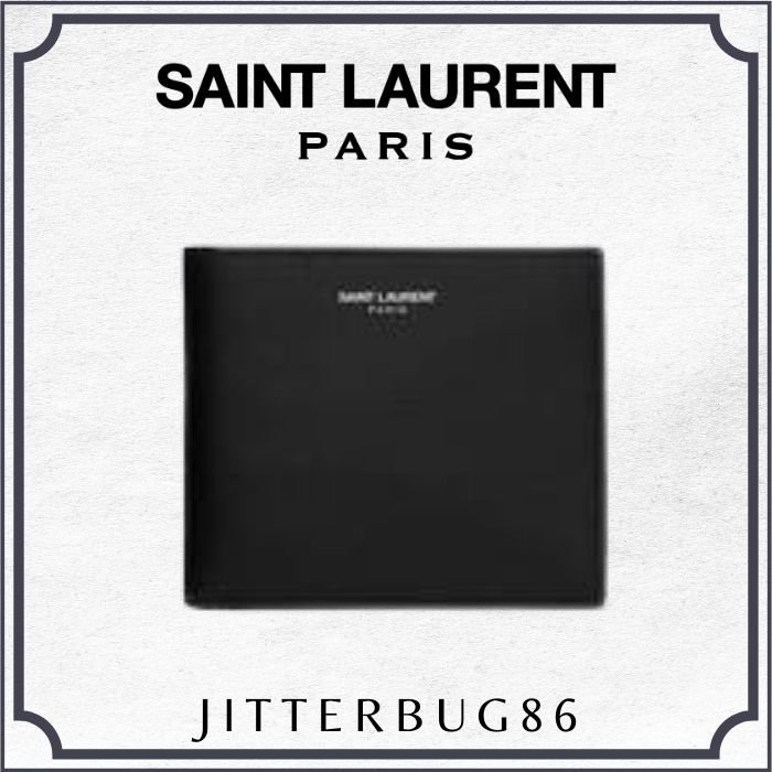 【即納&大特価】 【関税・送料込みでお届け★】SAINT LAURENTレザーウォレット 折りたたみ財布 【即納&大特価】 【関税・送料込みでお届け★】SAINT LAURENTレザーウォレット 折りたたみ財布