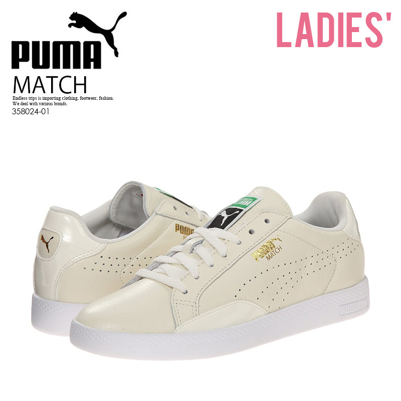 即納★希少!大人気★PUMA★MATCH LO BW WN'S★358024-01