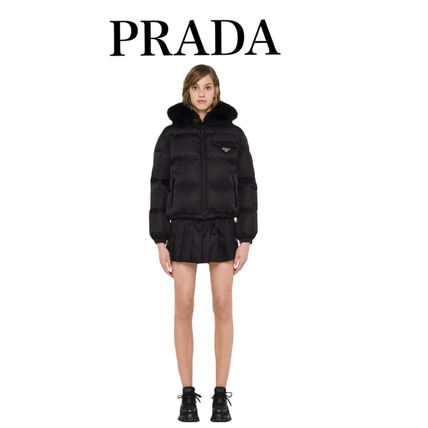 プラダ PRADA フェイクファージャケット その他アウター レディー