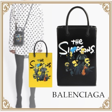 BALENCIAGA☆THE SIMPSONS TM&20TH TELEVISION SHOPPING HANDBAG BALENCIAGA☆THE SIMPSONS TM&20TH TELEVISION SHOPPING HANDBAG