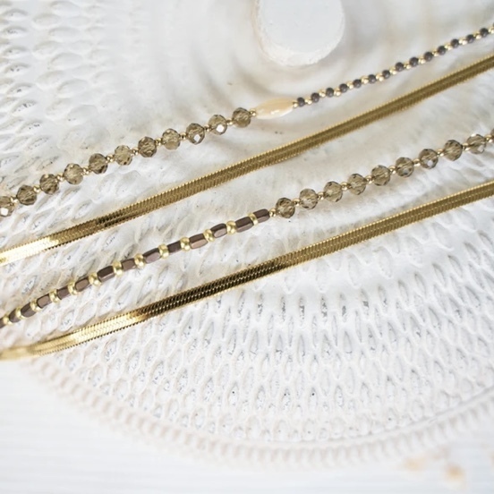 【Sunny Cords】Emma-Jane/眼鏡＆サングラス用ダブルチェーン Emma Jane Sunglasses Chain - Sunglasses Chains | SUNNY CORDS