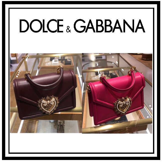 【DOLCE&GABBANA】Devotion スモール スムーズカーフスキン