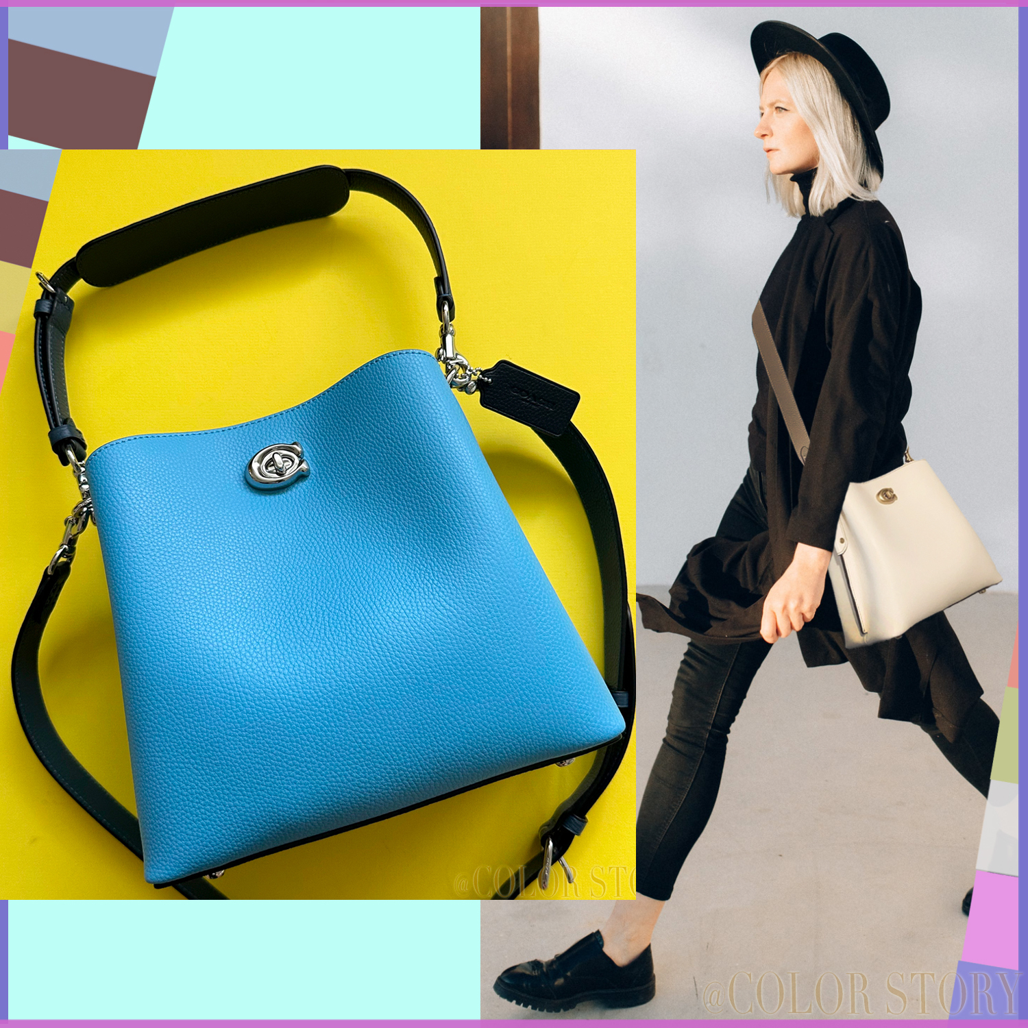 【COACHブティック】●SALE色♪●ウィロウ バケット バッグ 2WAY
