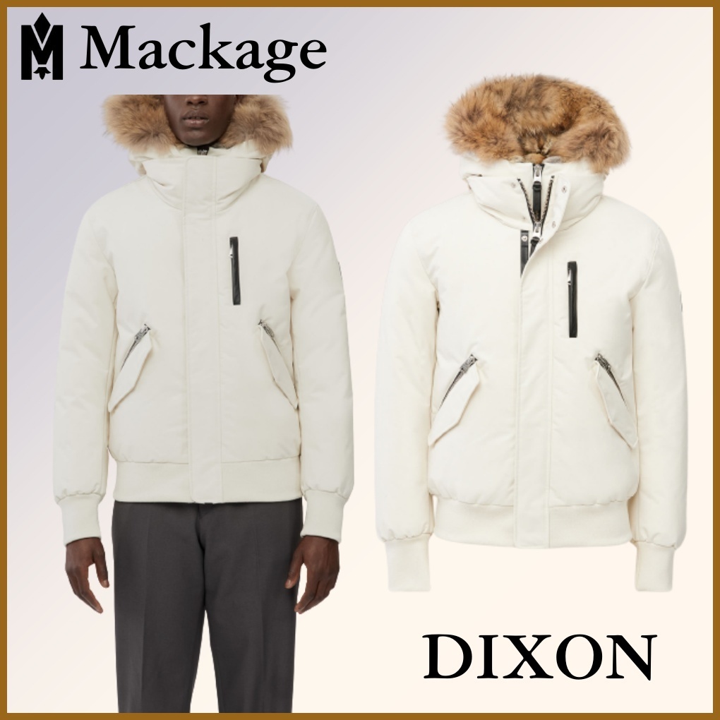 MACKAGE DIXON Bomberの2-in-1キャップ付きジャケット