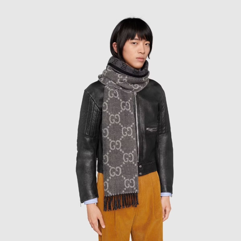 GUCCI ストール グレー ラメ 値段交渉受 www.sipa.leapafrica.org