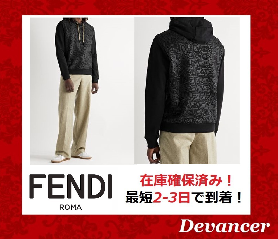 ◆ 送関込 在庫発注済 【FENDI】 ブラックジャージー ◆