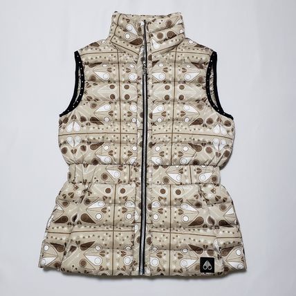 MOOSE KNUCKLES Vest Jackets Street Style Logo Vest Jackets