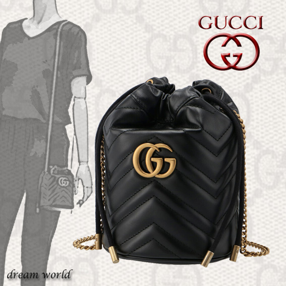 ★GUCCI★ GG MARMONT ミニ バゲットバッグ♪