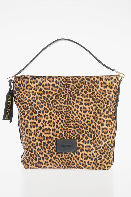 【要在庫確認】ERMANNO SCERVINO GRETA BAG レオパード トートバッグ 【要在庫確認】ERMANNO SCERVINO GRETA BAG レオパード トートバッグ