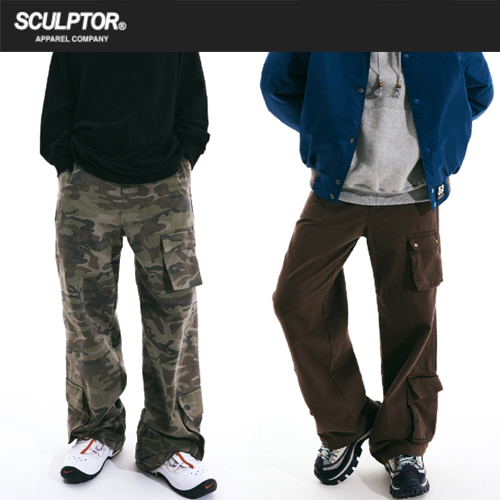 本物品質の ★21-22AW新作★SCULPTOR★Mid-rise Pants Cargo パンツ 本物品質の ★21-22AW新作★SCULPTOR★Mid-rise Pants Cargo パンツ