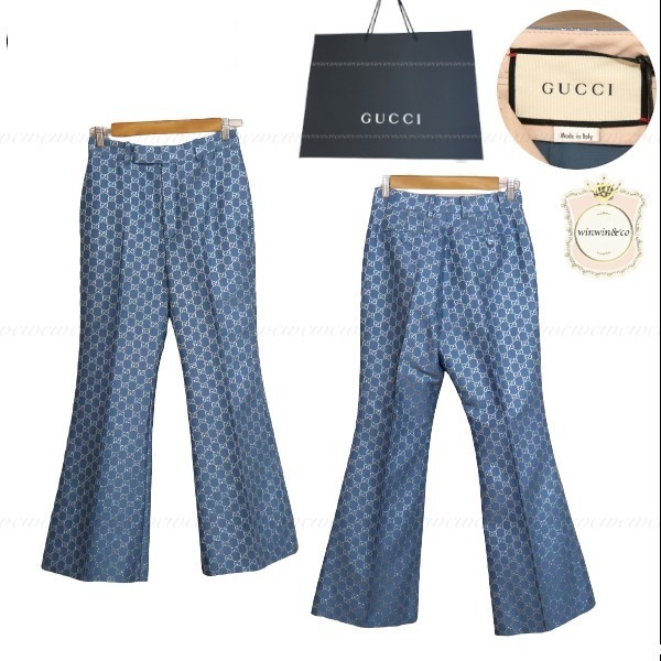 GUCCI■【セール】国内発■高級感のあるブーツカット パンツ