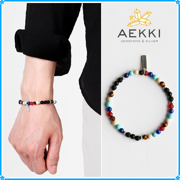 【AEKKI】Winner Onyx Natural Stone Bracelet (約4mm)