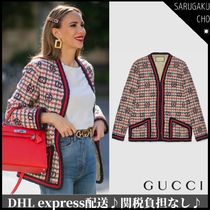 新作♪GUCCI GGチェック ツイード ジャケット