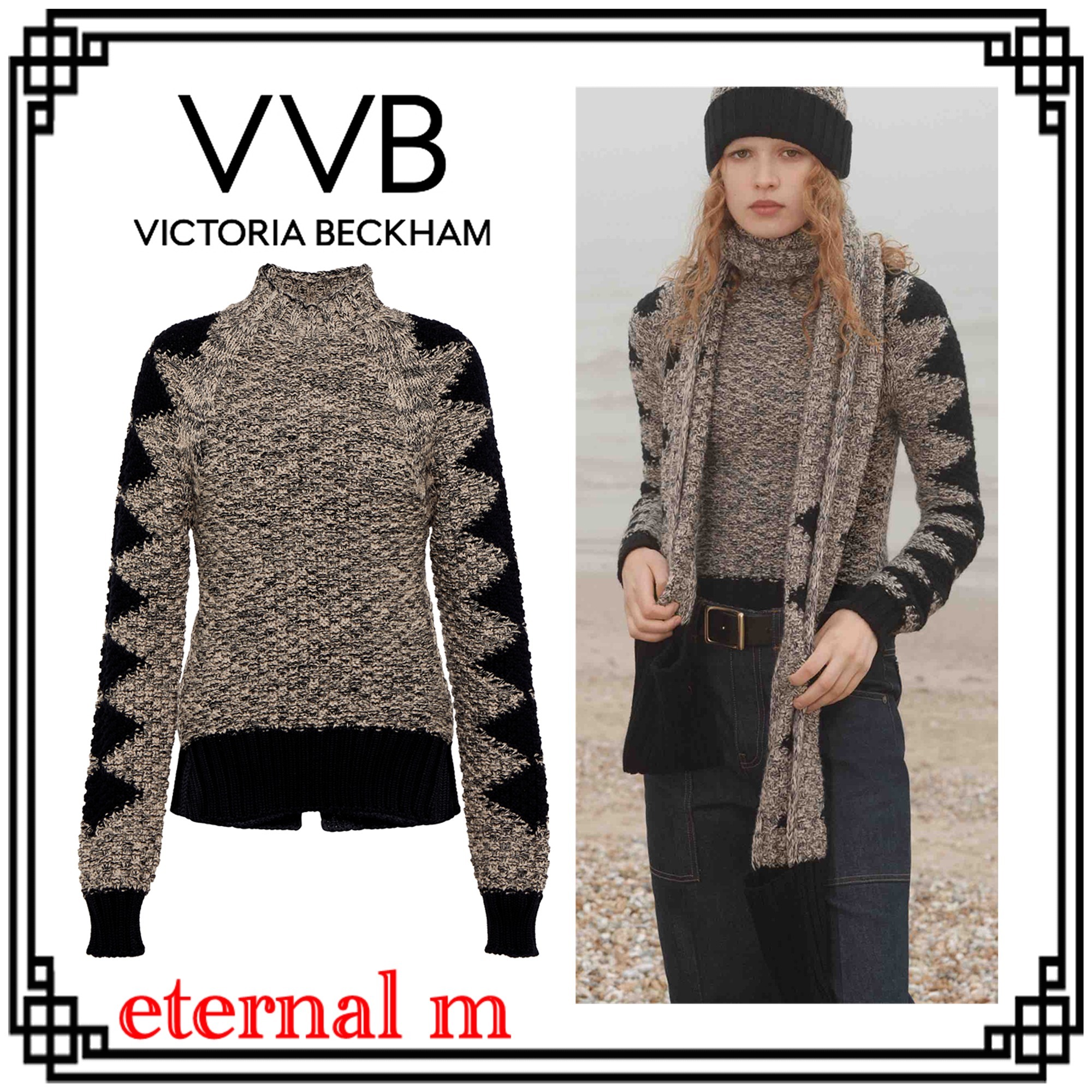 超激安 おしゃれ♪★VICTORIA セーター WoolmarkCompany The x BECKHAM ニット・セーター 超激安 おしゃれ♪★VICTORIA セーター WoolmarkCompany The x BECKHAM ニット・セーター