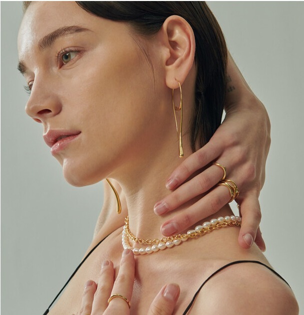 【heradi】'Wave'073Necklace〜ネックレス★BTS JINさん着用 heradi☆BTS JINさん着用☆`Wave`073Necklace
