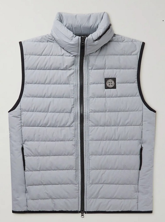 【関税込】STONE ISLAND ★ ロゴ キルティング ダウンジレ ダウンベスト 【関税込】STONE ISLAND ★ ロゴ キルティング ダウンジレ ダウンベスト