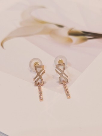 ☆STONE HENgE☆ SHe 14K ローズゴールド ピアス STONEHENgE】14K ローズゴールドピアス B0029〜SHe Collection