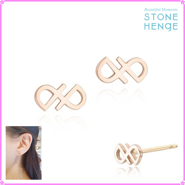 【STONEHENgE】14K ローズゴールドピアス P1085〜SHe collection