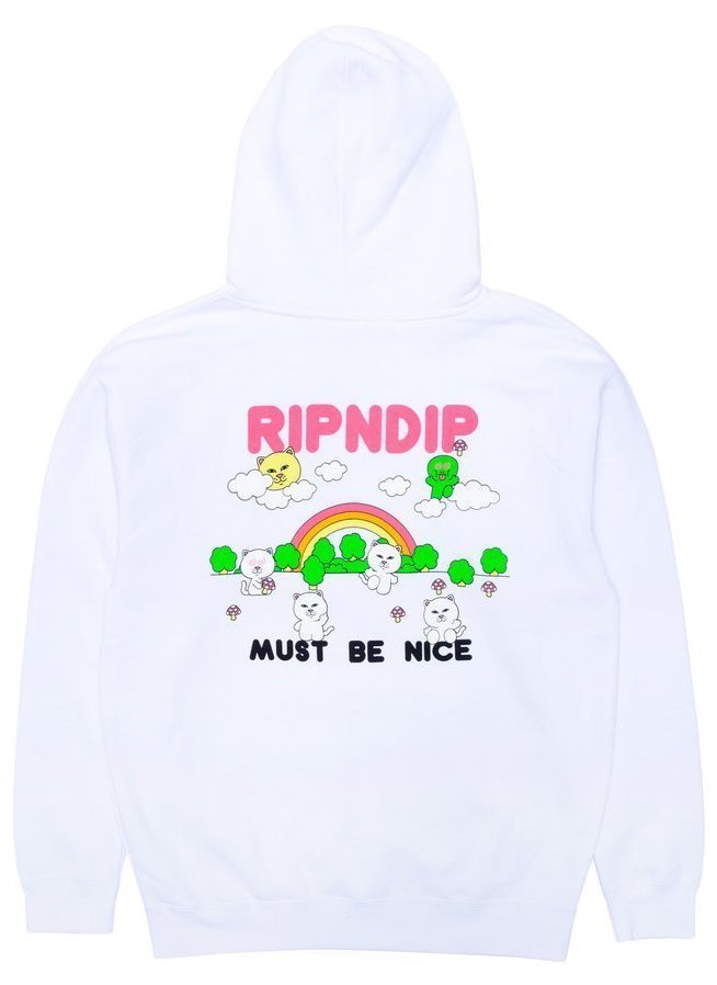 Ripndip Buddy System Pullover Hoodie White M パーカー