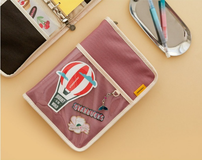Funnymade 手帳・スケジュール帳 FUNNYMADE☆CLEAR POCKET CANVAS 6穴 DIARY COVER A5 全6色(10)