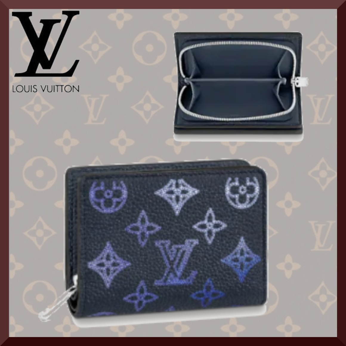 憧れ M81171 Vuitton/折りたたみ財布) (Louis クレア 【おしゃれ