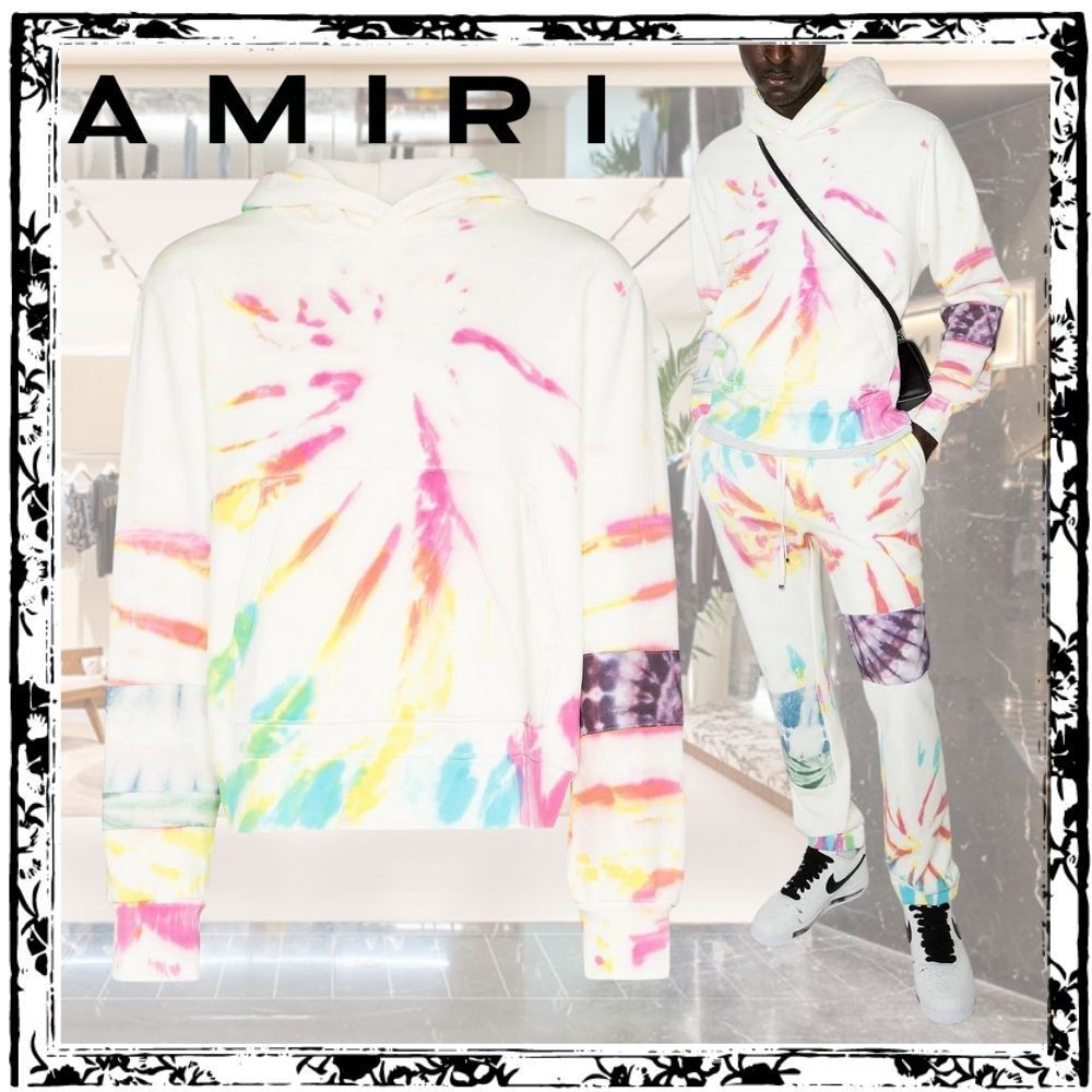 ☆毎年即完売☆ AMIRI アミリ TIE DYE ARTPATCH HOODIE タイダイ