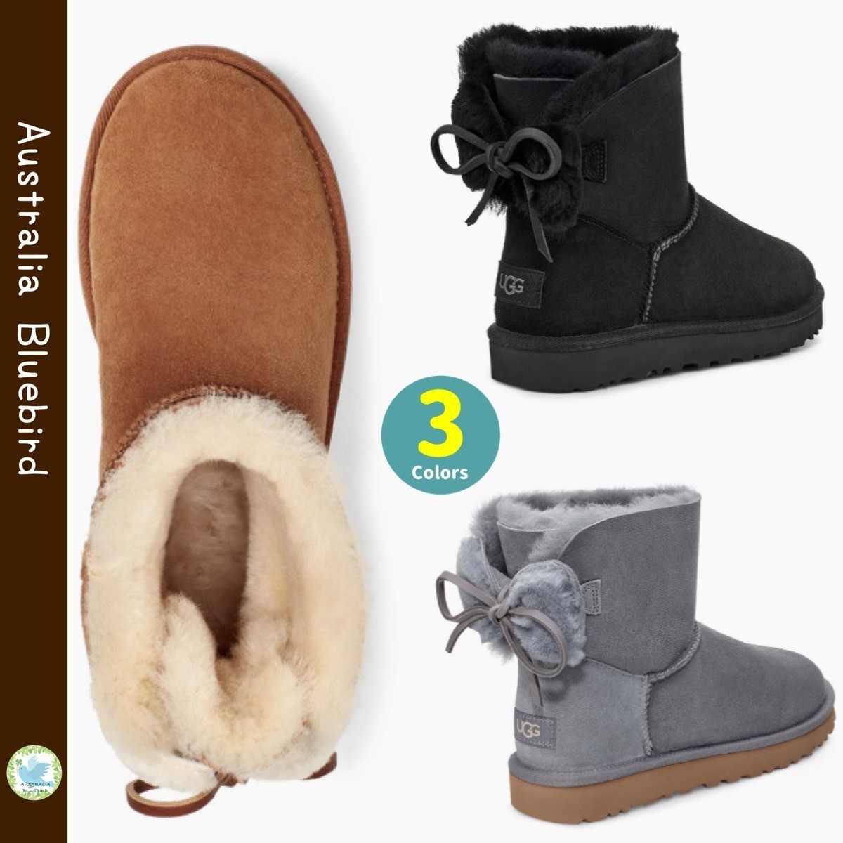 2022年のクリスマス UGG★CLASSIC DOUBLE ミニ ダブルボウ クラシック BOOT MINI BOW ショートブーツ・ブーティ 2022年のクリスマス UGG★CLASSIC DOUBLE ミニ ダブルボウ クラシック BOOT MINI BOW ショートブーツ・ブーティ