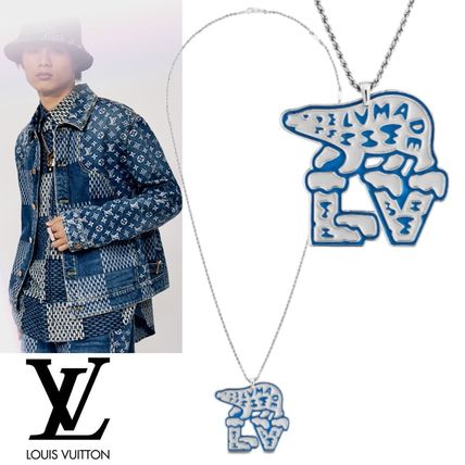 Louis Vuitton Necklaces & Chokers Louis Vuitton Nigo Mountain Bear Necklace & Chokers