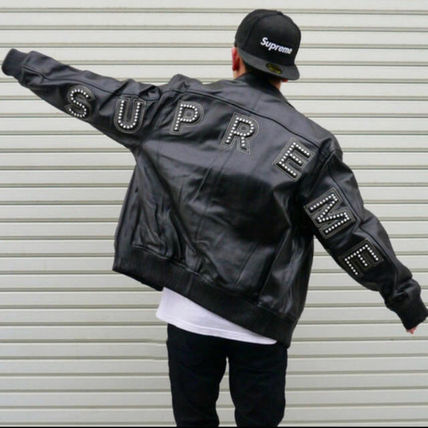 Supreme Black Leather Jacket