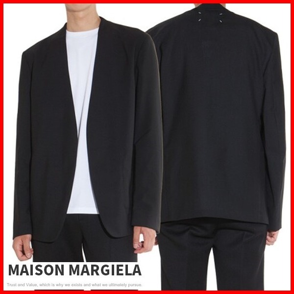 人気No.1 ♦MaisonMargiela♦ノーカラー ジャケット☆正規品☆ ジャケットその他 人気No.1 ♦MaisonMargiela♦ノーカラー ジャケット☆正規品☆ ジャケットその他
