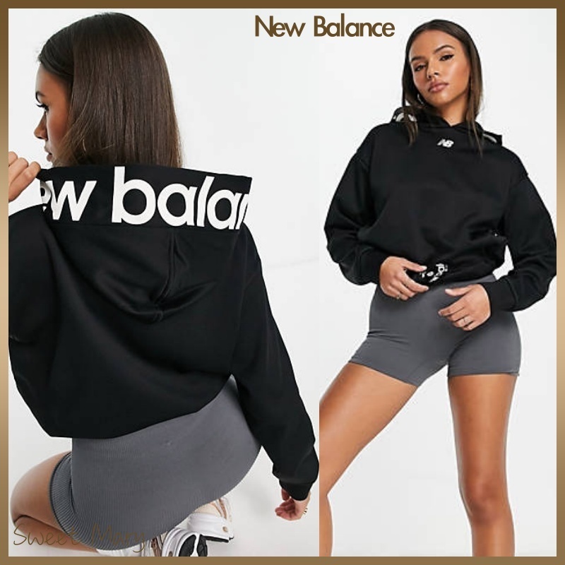 売れ筋介護用品も! New Balance☆Running/フードロゴ・クロップドパーカー♪送料込 パーカー・フーディ 売れ筋介護用品も! New Balance☆Running/フードロゴ・クロップドパーカー♪送料込 パーカー・フーディ