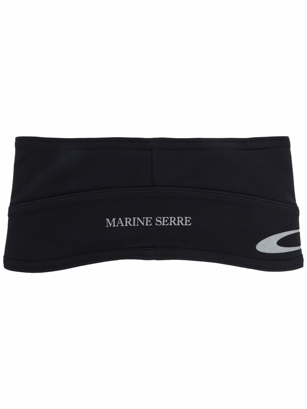 MARINE SERRE | BRANDED THERMAL HEADBAND BLACK ヘッドバンド