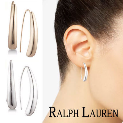 【RALPH LAUREN】◆シルバー ローレン ロゴ ピアス◆【正規品】 シルバー（銀色）系 Ralph Lauren(ラルフローレン) ピアス
