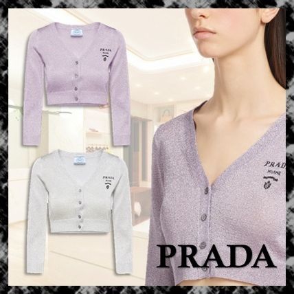 L PRADA x カーディガン(レディース) - 海外通販のBUYMA