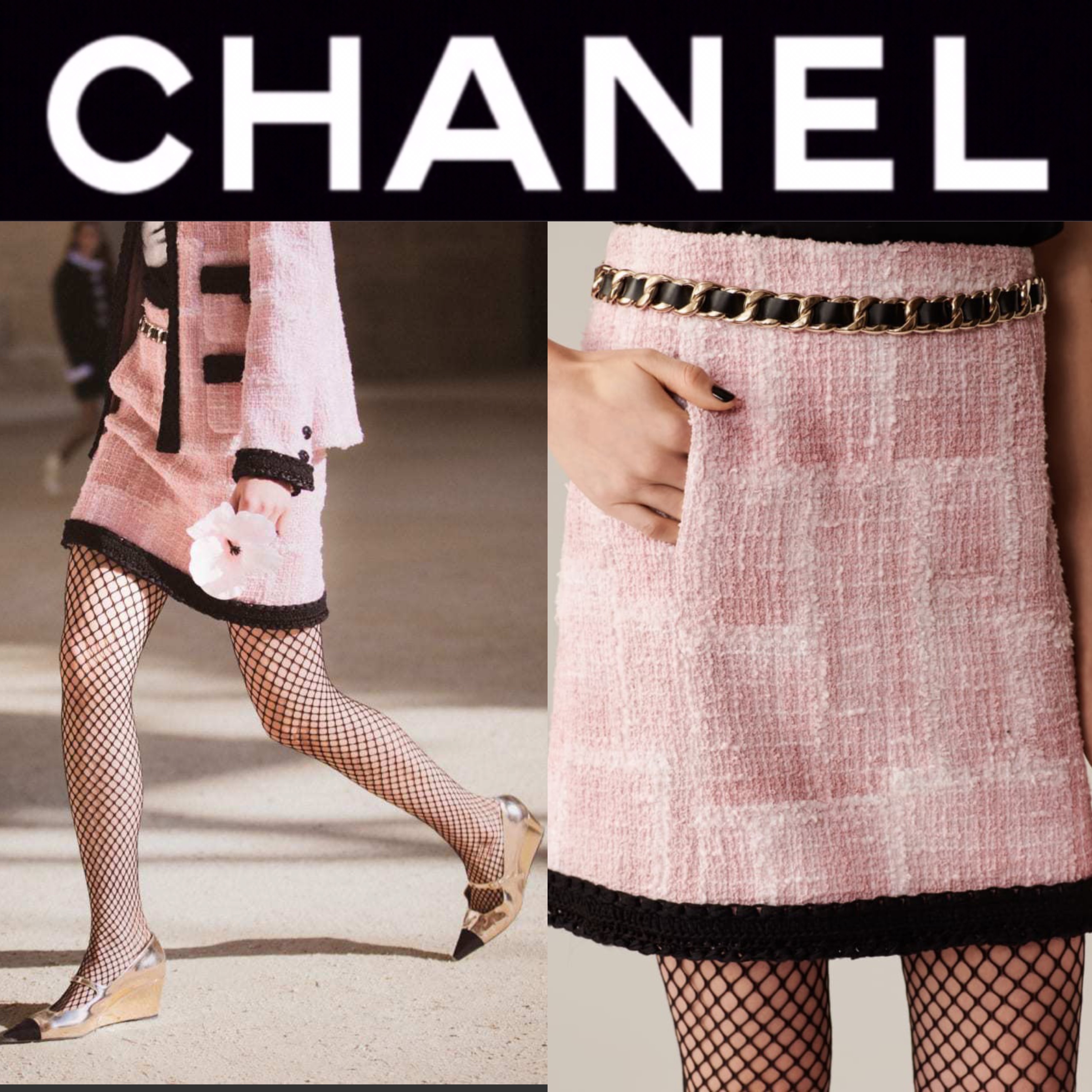 CHANEL ICON 2022 Cruise Skirt