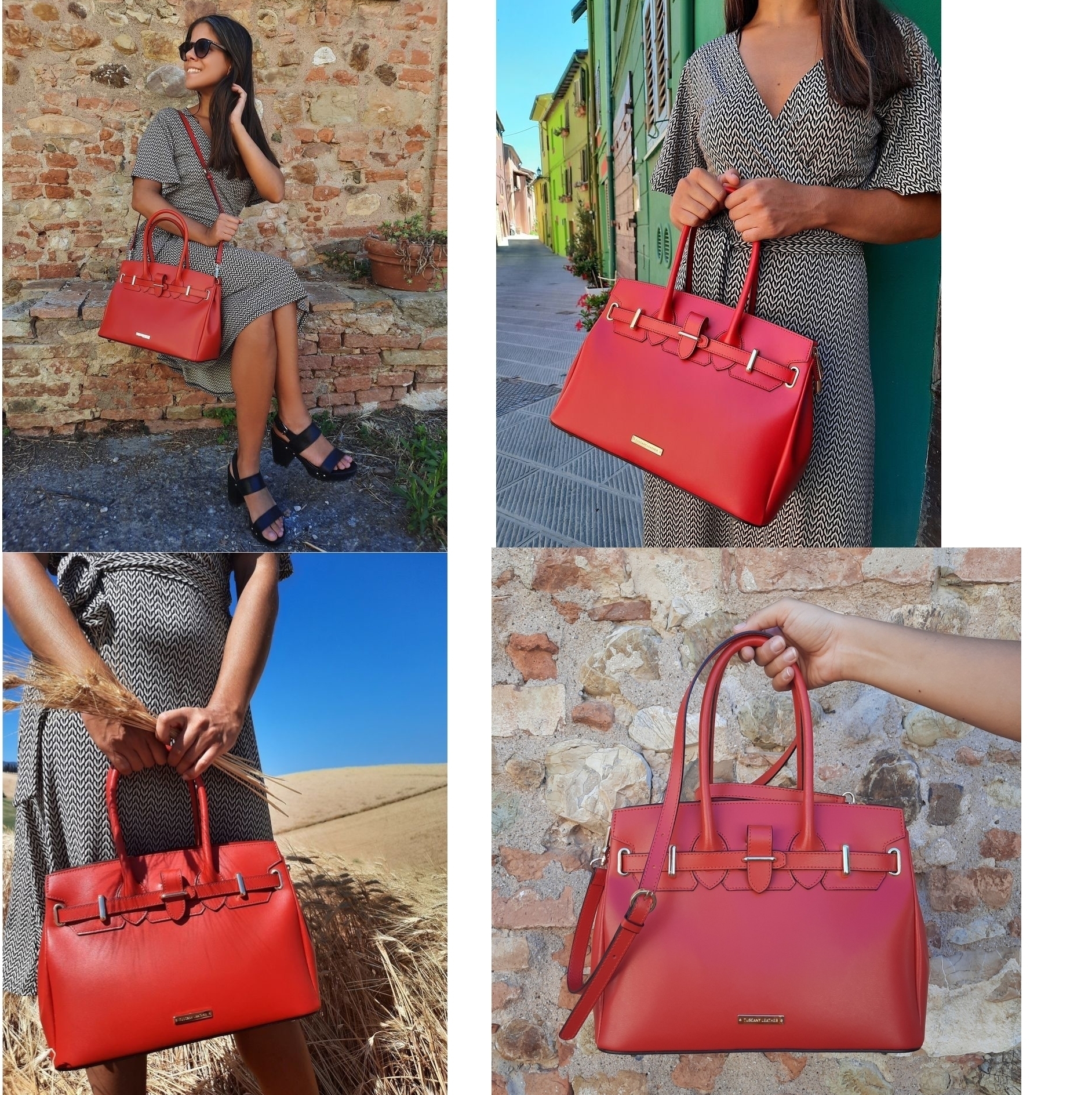 日本未入荷◆イタリア製2WAYエレガントな革バッグTuscanyLeather 日本未入荷◇イタリア製2WAYエレガントな革バッグTuscanyLeather