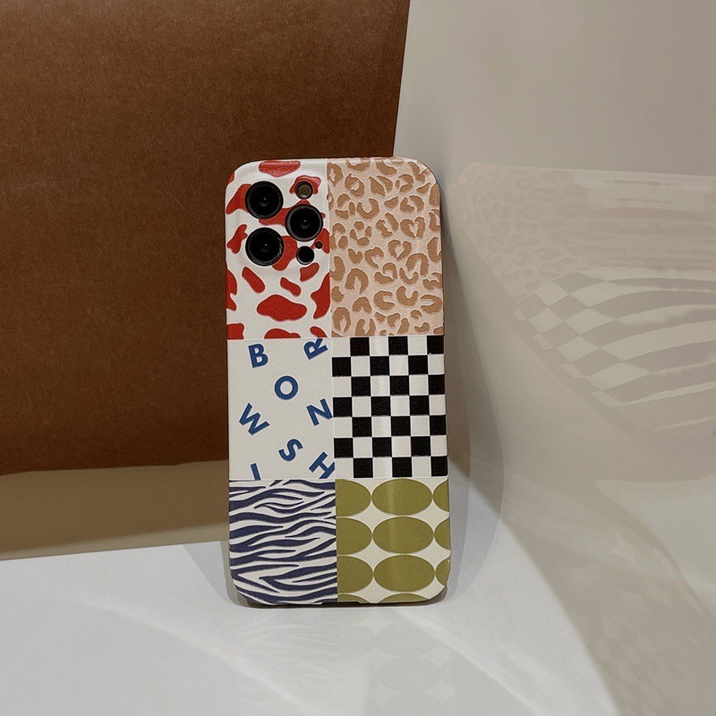 iPhone・スマホケース iPhoneケース iPhone13 13Pro 13ProMax 12 ヒョウ柄 チェック柄(7)