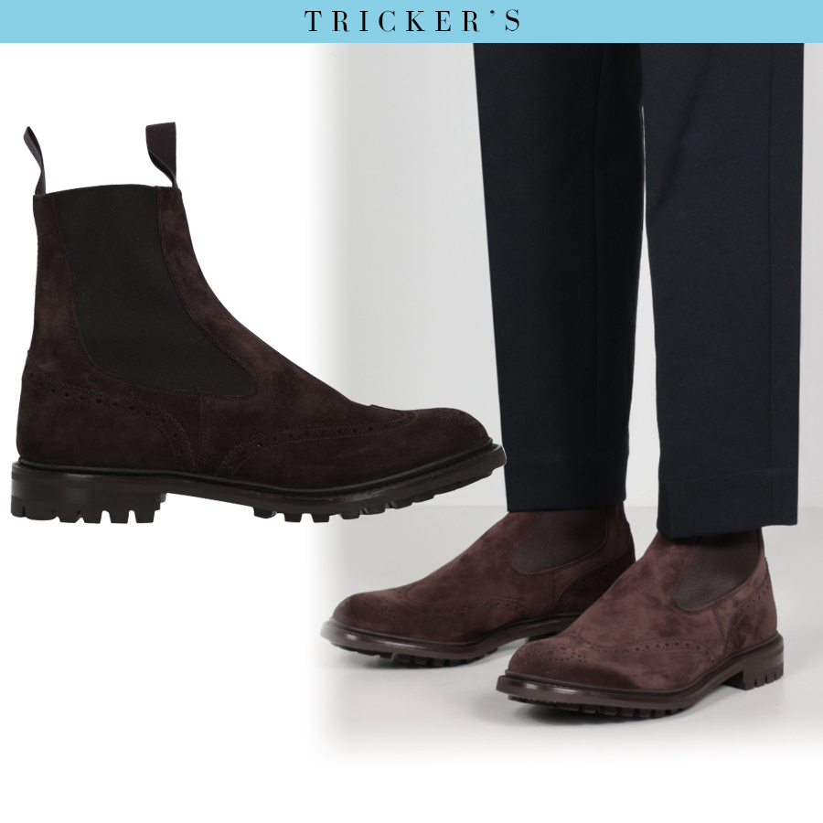 超ポイントアップ祭 Tricker’s Henry スエードレザー チェルシーブーツ 靴・ブーツ・サンダルその他 超ポイントアップ祭 Tricker’s Henry スエードレザー チェルシーブーツ 靴・ブーツ・サンダルその他