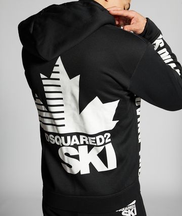 DSQUARED2 フルジップロゴパーカー