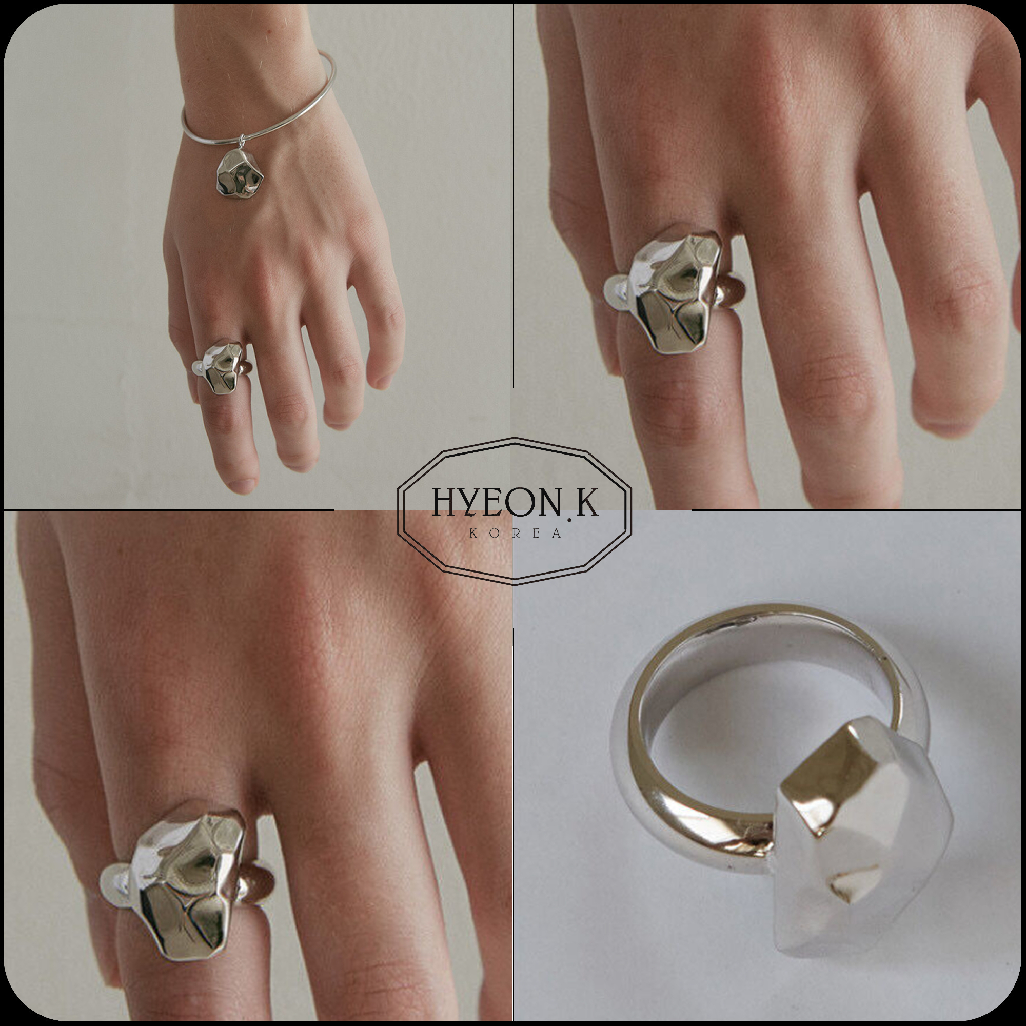 [HYEONK]★BTSj-hope着用★HYEONK STONE COLLECTION