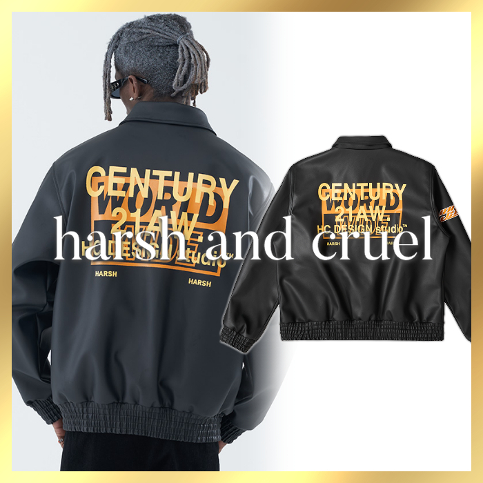 【即発送可能】 すぐ届く/セレブ愛用☆HARSH AND CRUEL☆スタジャン ジャケット スタジャン 【即発送可能】 すぐ届く/セレブ愛用☆HARSH AND CRUEL☆スタジャン ジャケット スタジャン